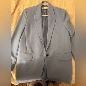Zara women’s Light Blue Blazer